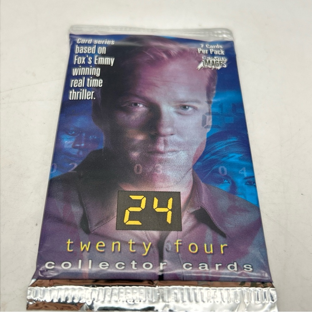 Vtg 2003 FOX Emmy Series 24 Twenty Four Collector Card Pack Sealed (7)Cards